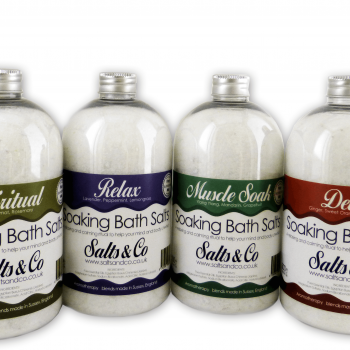 Relax, Spiritual, Detox, Muscle Aromatherapy Bath Salts by Salts & Co