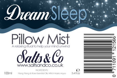 Dream Sleep Pillow Mist Spray 100ml - Ylang Ylang & Rose essential oils