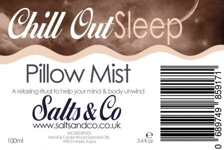 Neroli & Atlas Cedarwood Pillow Mist Spray 100ml – Chill Out Sleep – Aromatherapy by Salts & Co