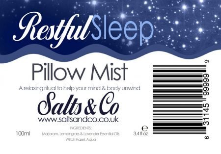Restful Sleep Pillow Spray by Salts and Co