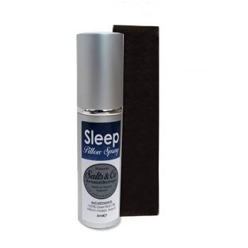 Travel Sleep Pillow Spray Chamomile, Lavender, Patchouli Essential Oils - Natural Aromatherapy by Salts & Co - 5ml